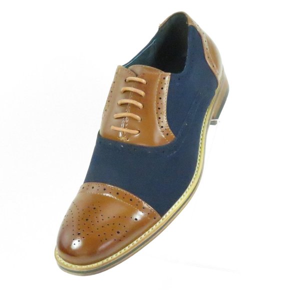 Two-Tone Oxford Executive Shoes by UV Signature - Picture 4 of 12